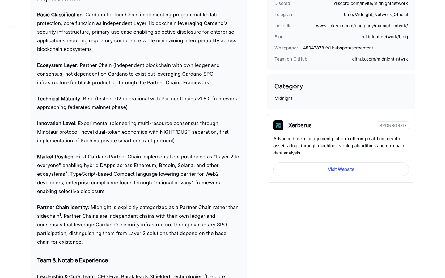 Sponsor card showing Xerberus with SPONSORED badge on item detail page